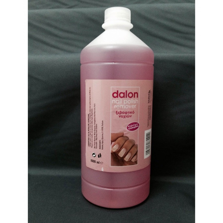 Ξεβαφτικό νυχιών ροζ  με γλυκερίνη  1 Λίτρο Ασετόν 