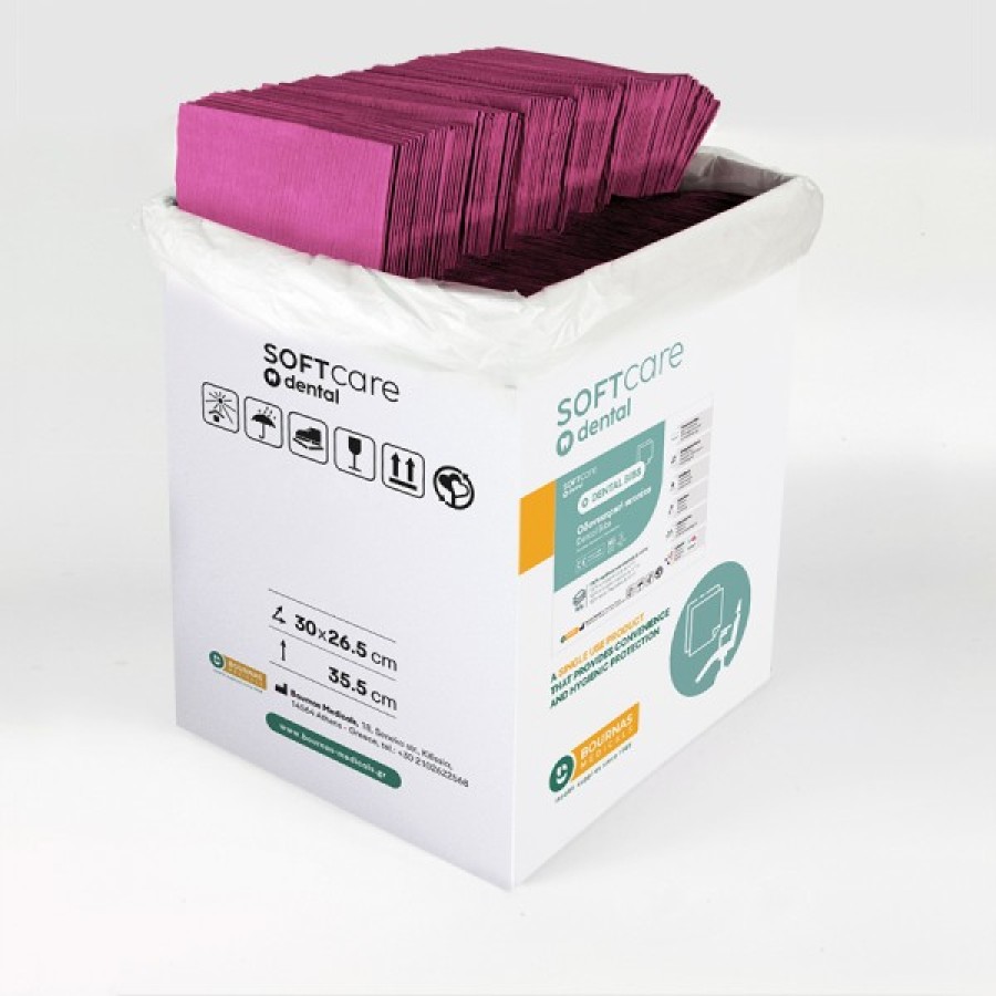 Οδοντιατρικές πετσέτες - Πετσέτες μίας χρήσης σε φούξια χρώμα 500τμχ Πεντικιούρ αναλώσιμα - απαραίτητα - Συσκευές - Εργαλεία