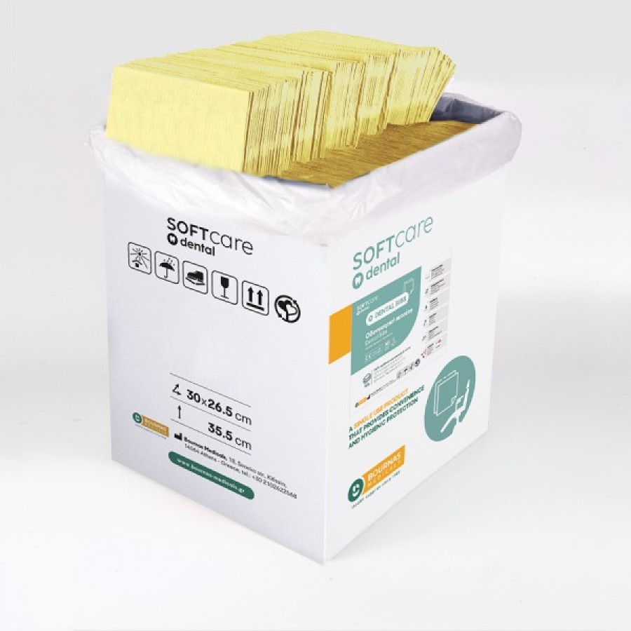 Οδοντιατρικές πετσέτες - Πετσέτες μανικιούρ μίας χρήσης σε κίτρινο χρώμα 500τμχ Αναλώσιμα Mανικιούρ