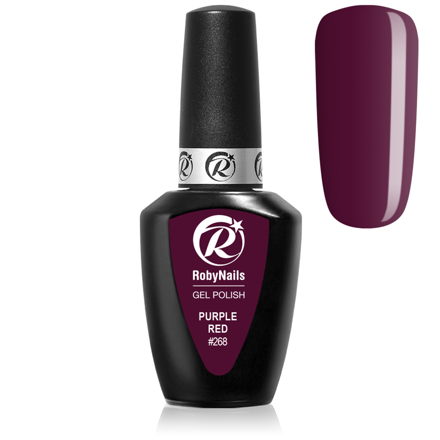 Purple Red  Ημιμόνιμα Roby Nails 