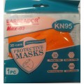 Μάσκα KN 95 Πορτοκαλί Barbeador Μάσκες Προστασίας 