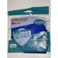Μάσκα KN 95 μπλε ηλεκτρίκ Barbeador Μάσκες Προστασίας 
