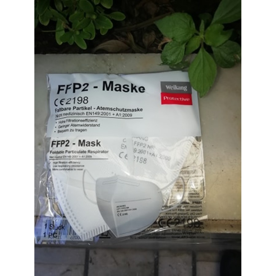 Μάσκα FFP 2 Λευκή  Barbeador Μάσκες Προστασίας 