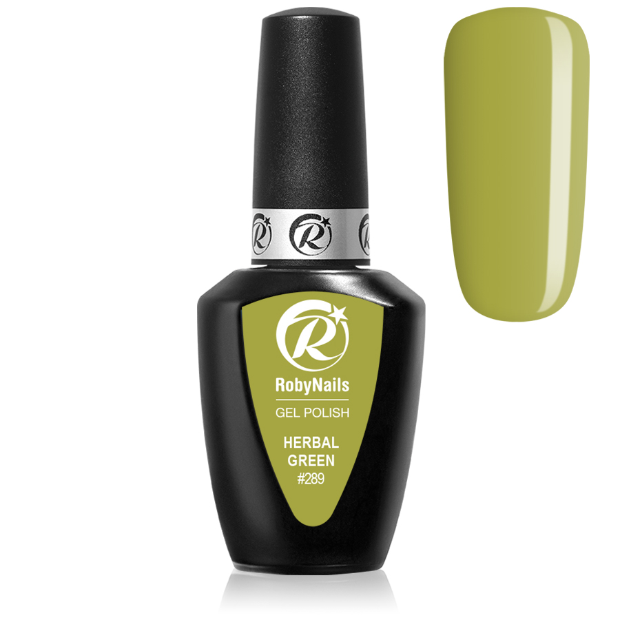 Herbal Green Roby Nails  Ημιμόνιμα Roby Nails 