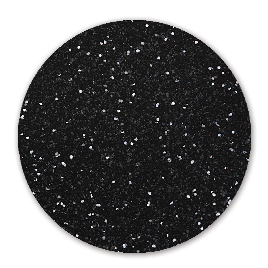 Διακόσμηση νυχιών - Glitter μαύρο  μεγάλη συσκευασία 2 γρ Hollographic σκόνη  