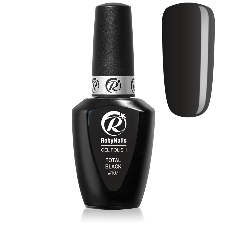 Total Black Ημιμόνιμα Roby Nails 