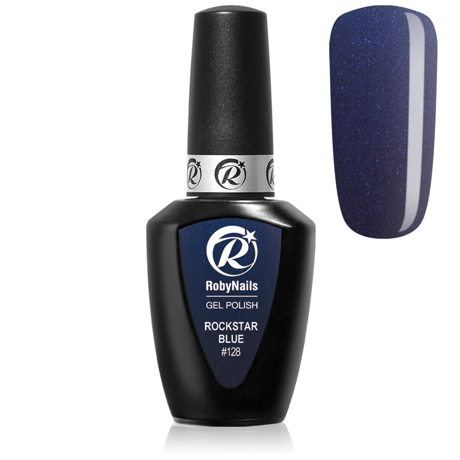 Rockstar Blue Ημιμόνιμα Roby Nails 