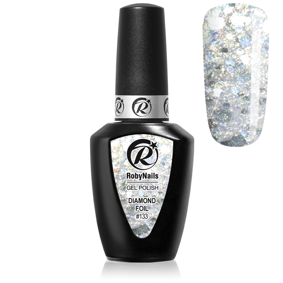 Diamond Foil Ημιμόνιμα Roby Nails 