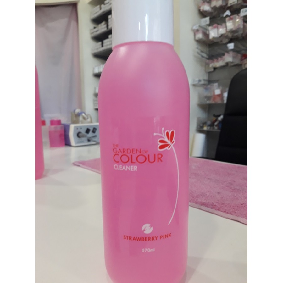 Cleaner Strawberry Pink |  Καθαριστικό  για Gel - Ημιμόνιμο  | 570 ml Συνοδευτικά ημιμόνιμου Βάσεις,cleanser,primer 
